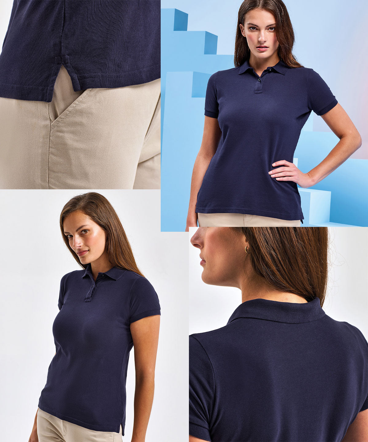 Polo femme - Personnalisable avec votre texte