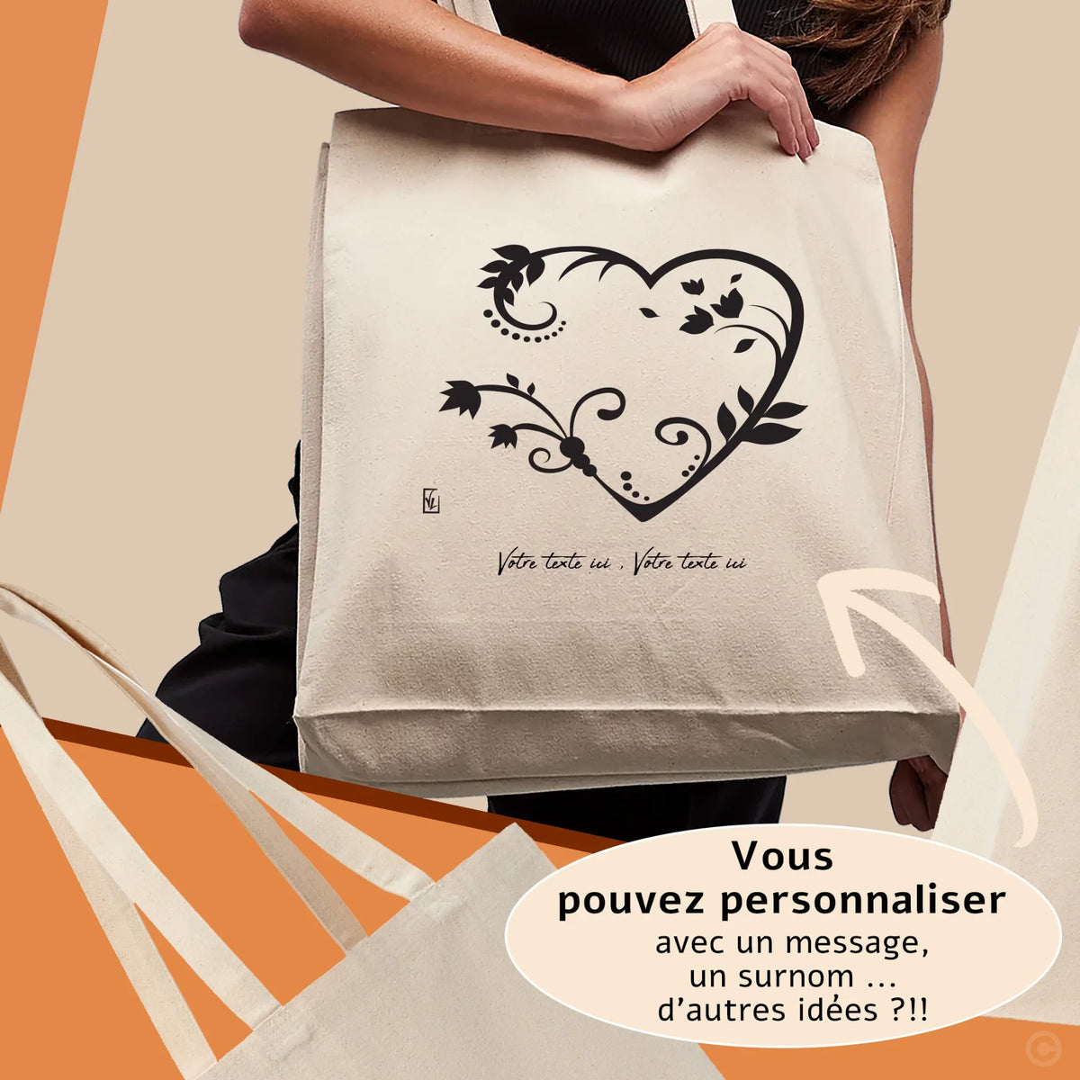 Graphisme Artistique de fleurs et bouquets poétiques sur vêtements, t-shirt, polo, sweat, veste, sac. Virginie Linard ©.