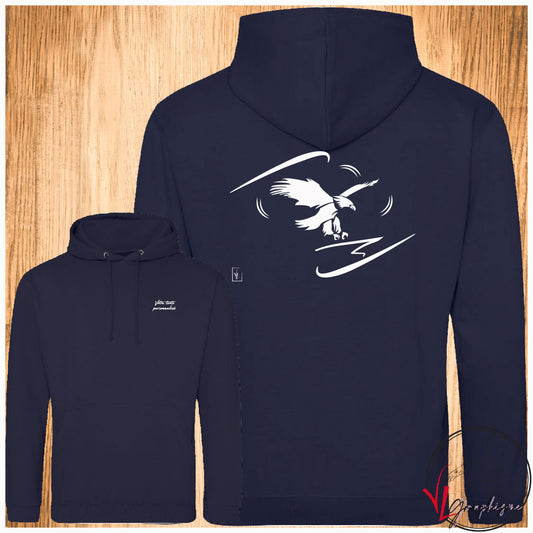 Aigle Sigle Sweat-shirt personnalisé Création VLGraphisme Virginie Linard ©