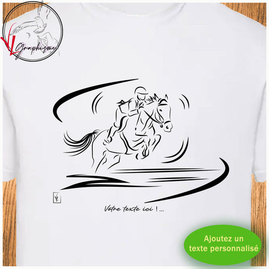 T-Shirt Equitation Cheval