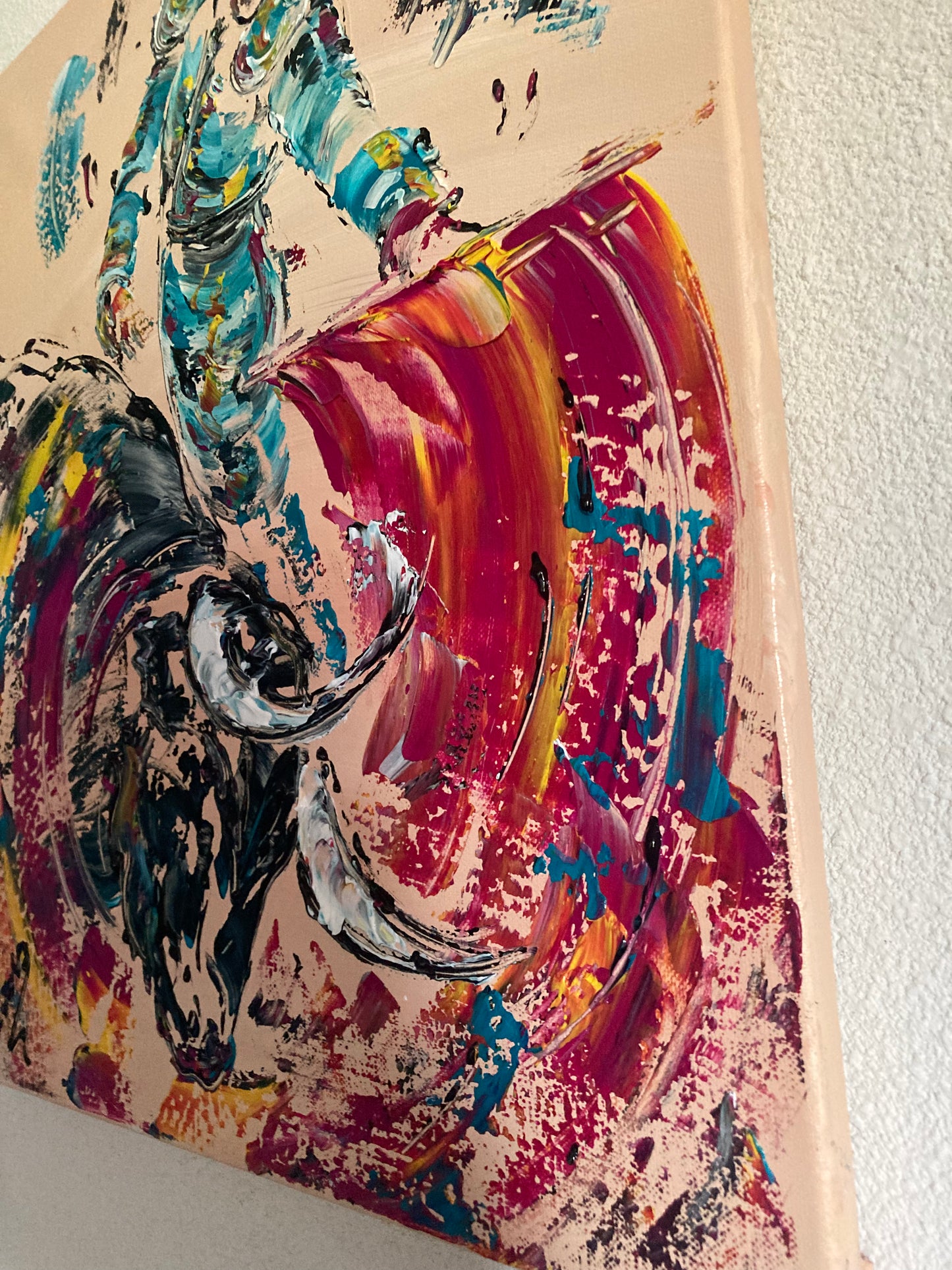 Torero - Peinture sur toile 55x46cm