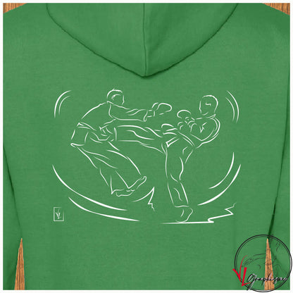 Jujitsu Arts Martiaux Sport Sweat-shirt personnalisé Création VLGraphisme Virginie Linard ©