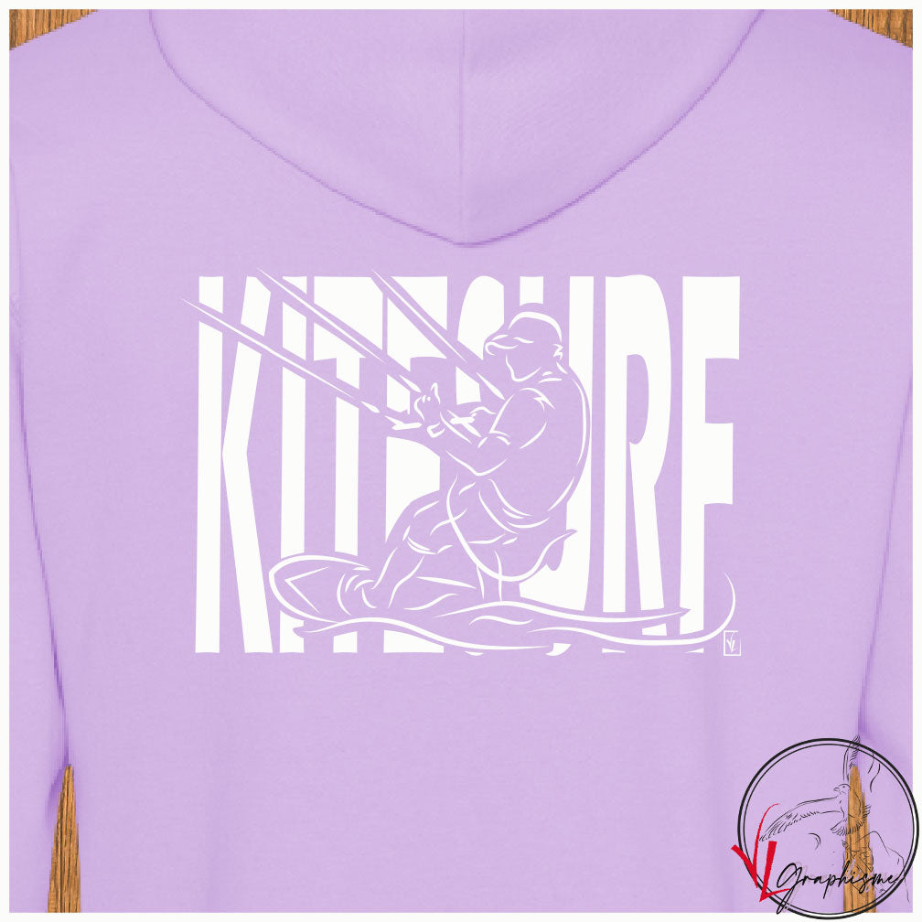 Kitesurf Sport Sweat-shirt personnalisé Création VLGraphisme Virginie Linard ©