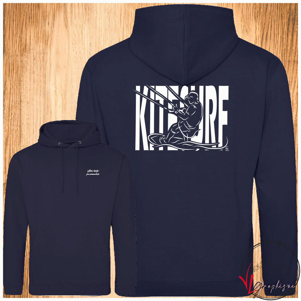 Kitesurf Sport Sweat-shirt personnalisé Création VLGraphisme Virginie Linard ©