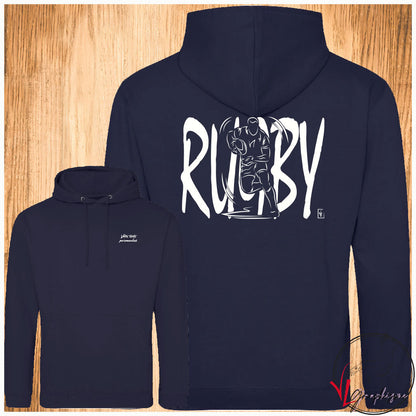 Rugby Sport Sweat-shirt personnalisé Création VLGraphisme Virginie Linard ©