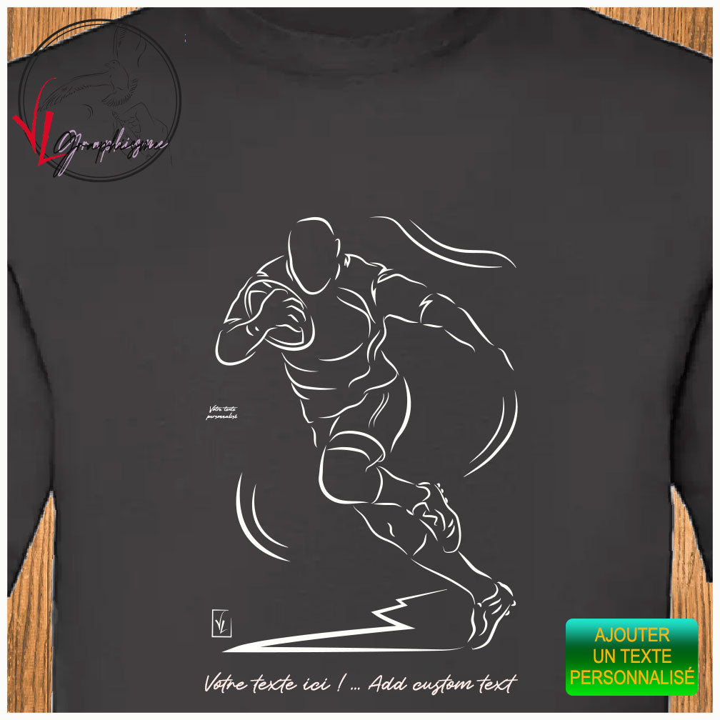 T-Shirt Rugby Sprint Sport