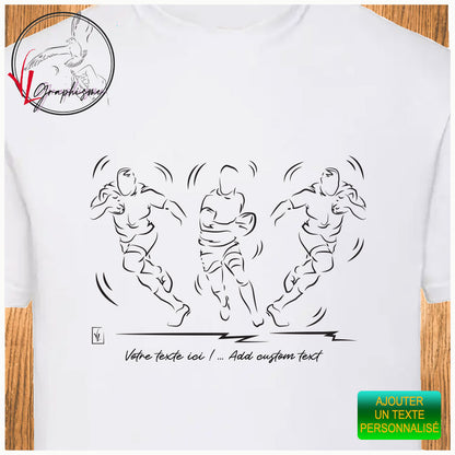 T-Shirt Trois Rugbymans Sport