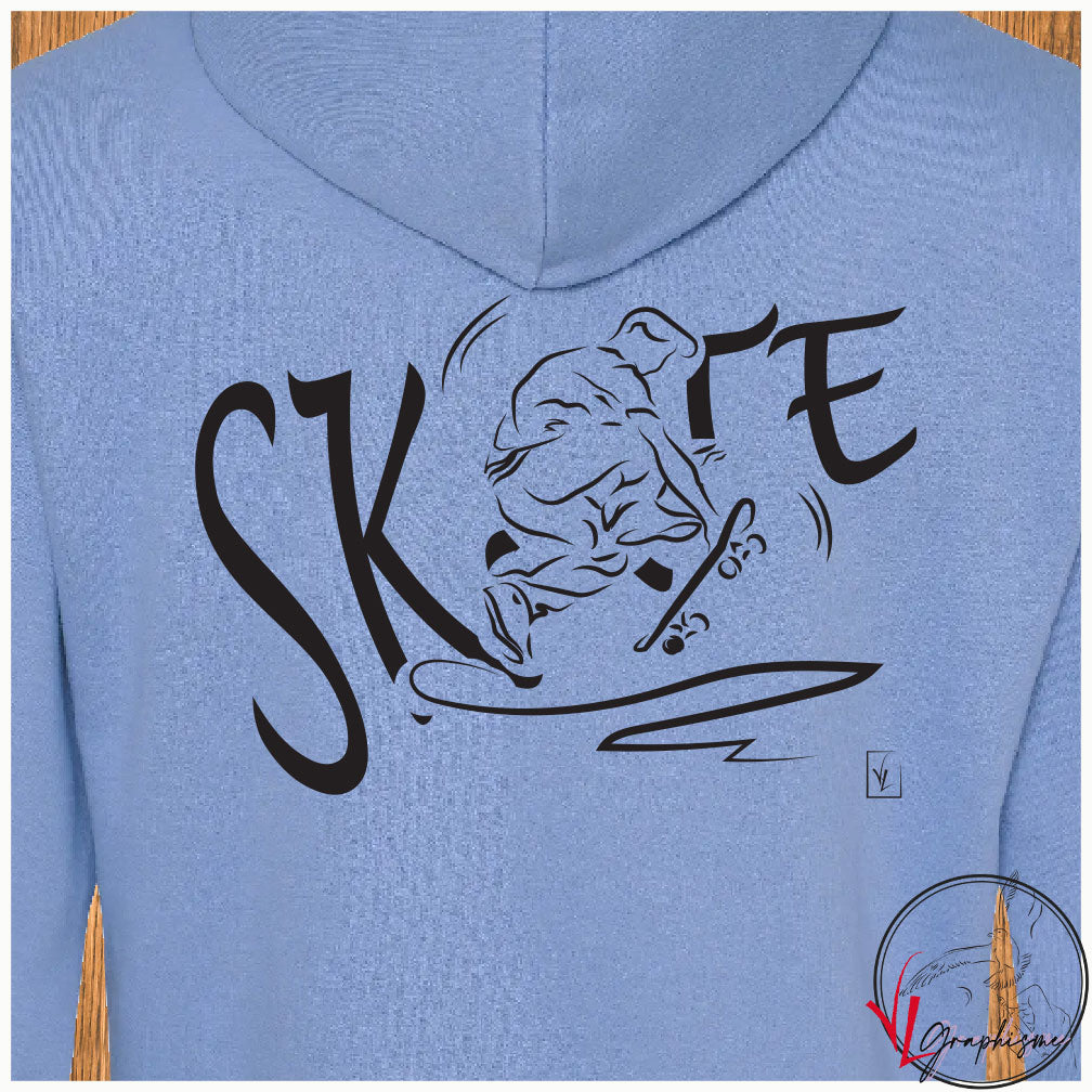 Skate Board Sport Sweat-shirt personnalisé Création VLGraphisme Virginie Linard ©