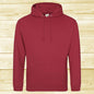 Sweat à personnaliser rouge brick virginielinard.com