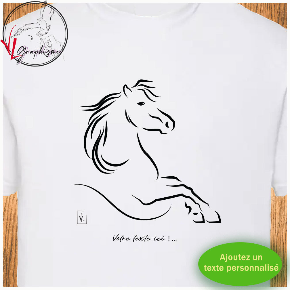 T-Shirt Cheval cabré