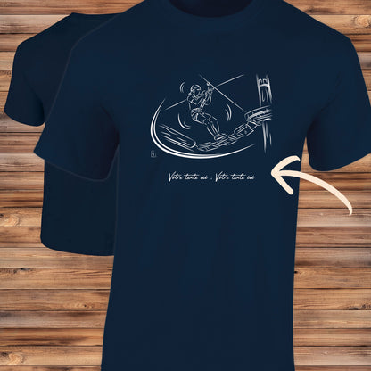 T-shirt accrobranche personnalisable avec graphisme exclusif parcours aventure
