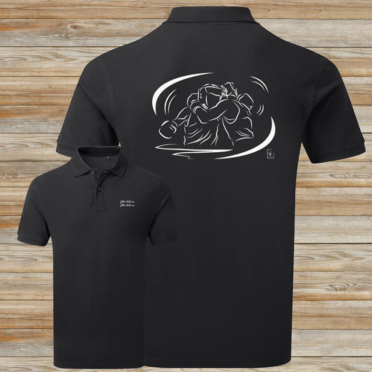 Graphisme boxe sport combat à personnaliser avec du texte Création Virginie Linard ©.