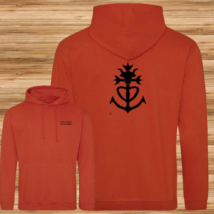 Taureau et Croix de Camargue Sweat-shirt à personnaliser avec un texte. Création Virginie Linard ©