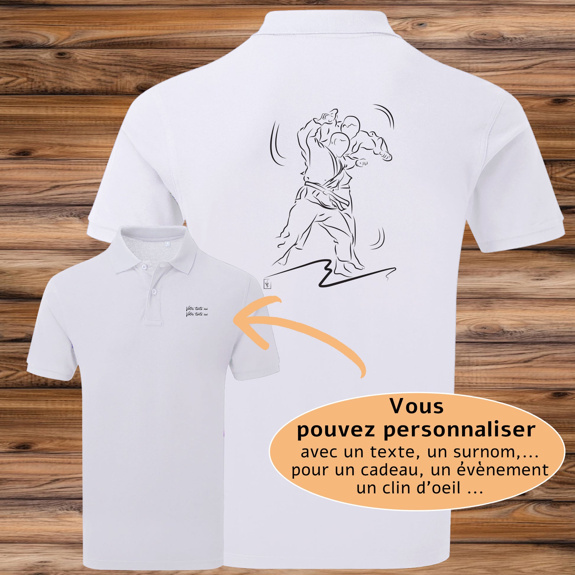 Graphisme Sport de combat Arts martiaux Jujitsu Judo Kick boxing mma à personnaliser avec un texte, création Virginie Linard ©.