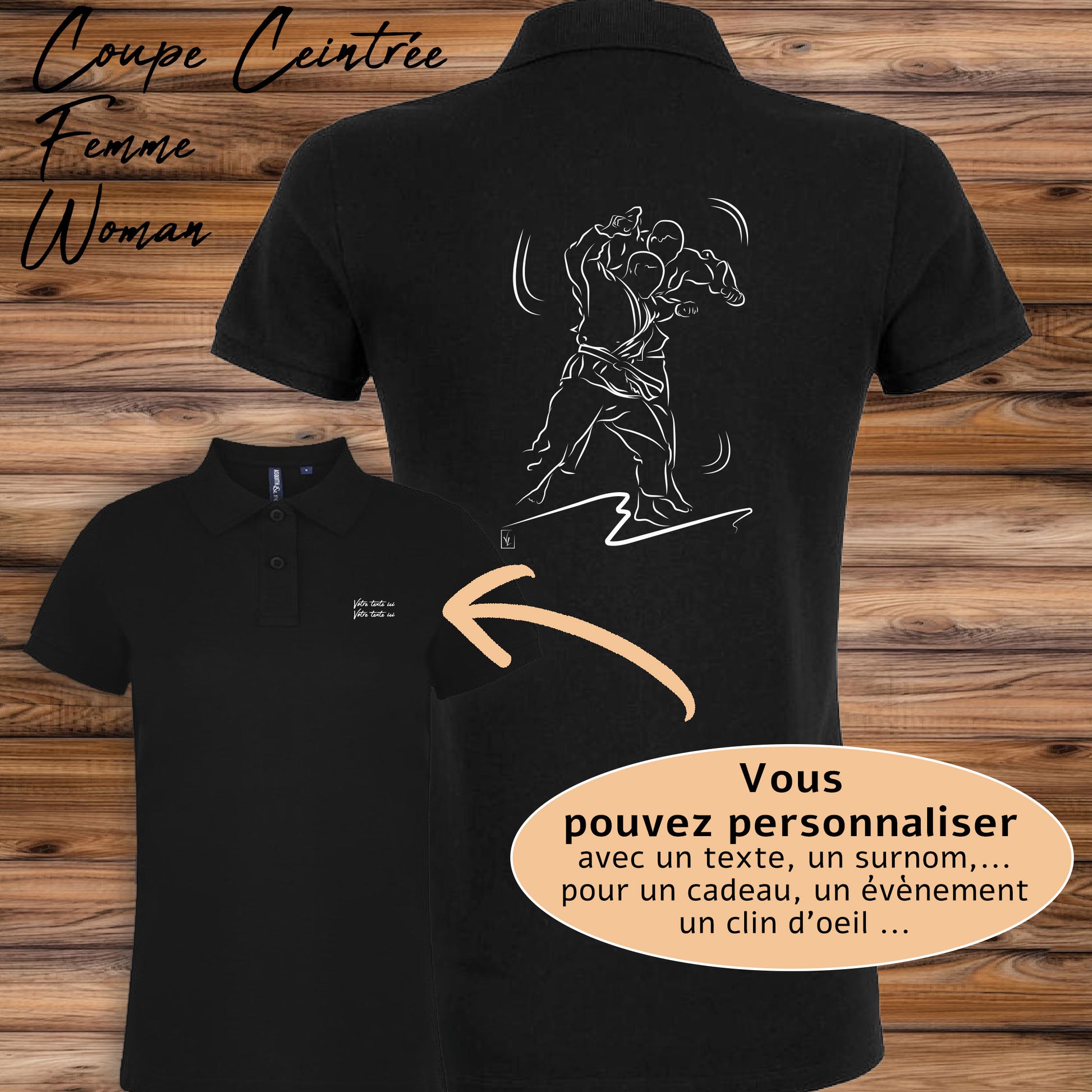 Graphisme Sport de combat Arts martiaux Jujitsu Judo Kick boxing mma à personnaliser avec un texte, création Virginie Linard ©.