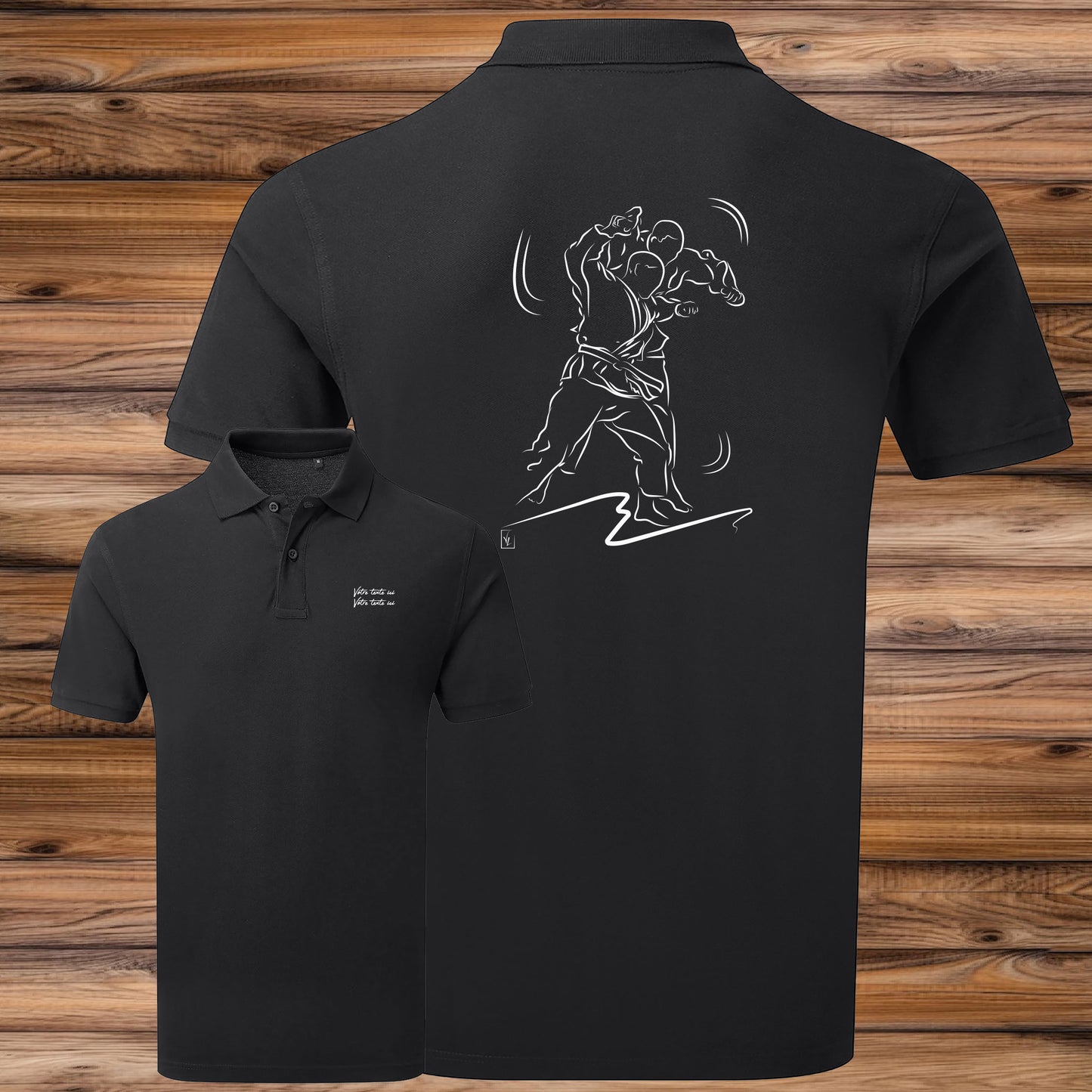 Graphisme Sport de combat Arts martiaux Jujitsu Judo Kick boxing mma à personnaliser avec un texte, création Virginie Linard ©.