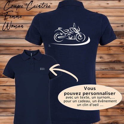 Polo moto harley vintage. Personnalisable.