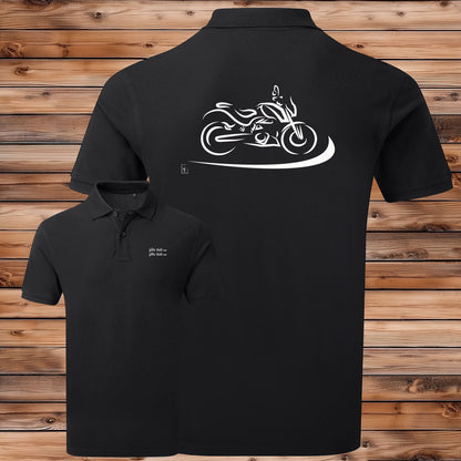 Polo moto harley vintage. Personnalisable.