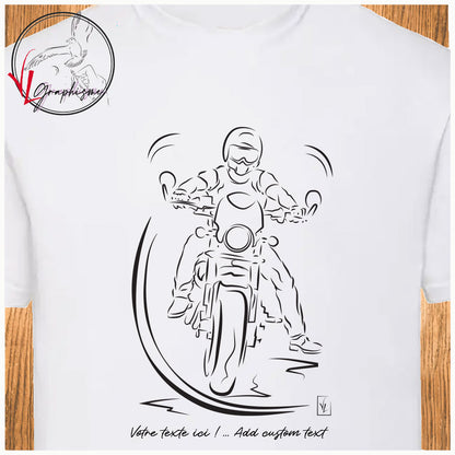 Tshirt la pause du motard