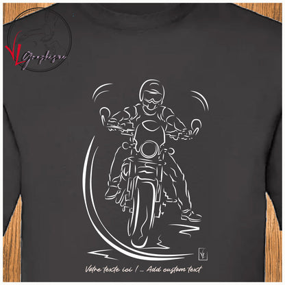 Tshirt la pause du motard