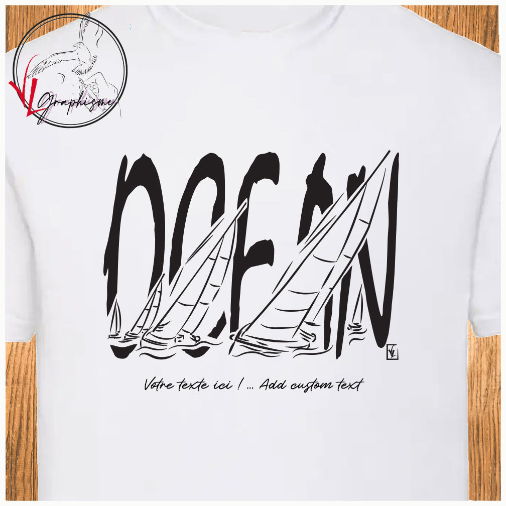 T-Shirt Océan Voilier