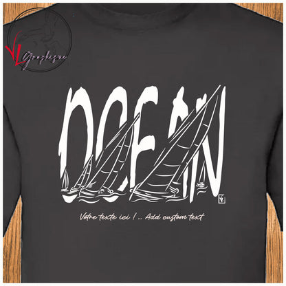 T-Shirt Océan Voilier