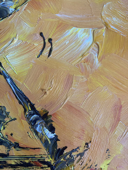 Tableau, pianiste, jazz, Musicien, piano, Musique. Peinture sur toile format 55x46cm. Création Virginie Linard ©.