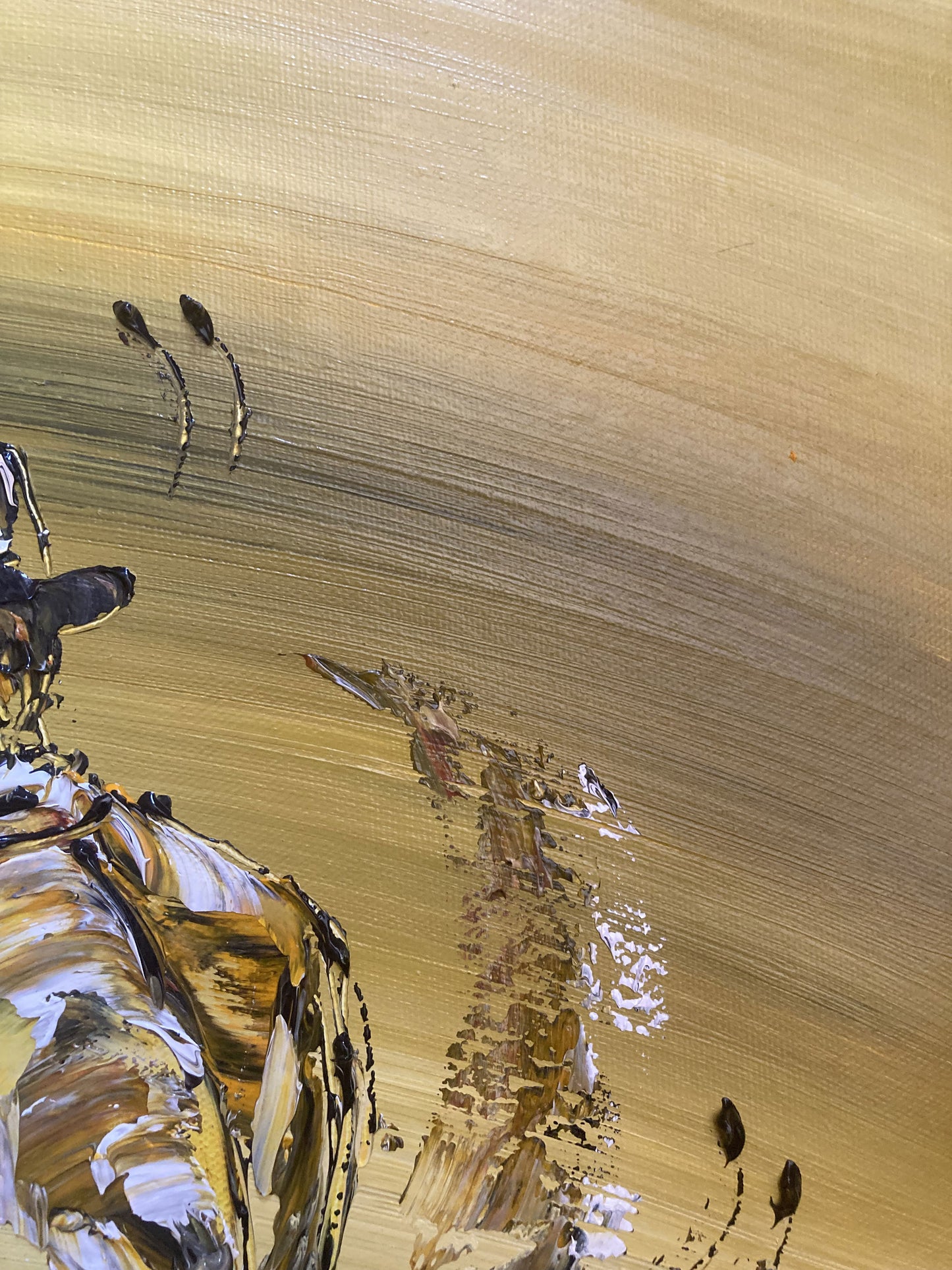 Tableau, pianiste, jazz, Musicien, piano, Musique. Peinture sur toile format 55x46cm. Création Virginie Linard ©.