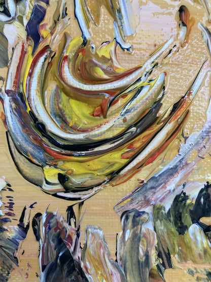 Détail corde, peinture camargue.