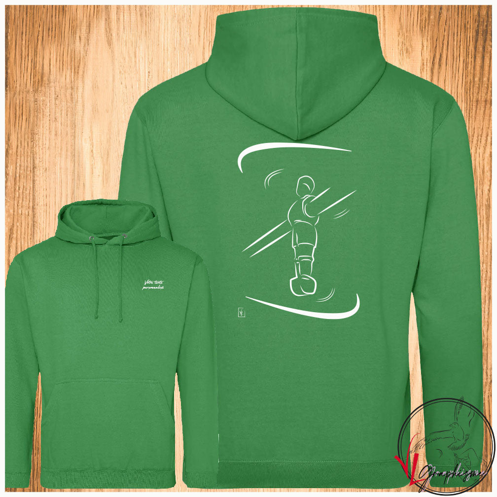 BabyFoot Sport Sweat-shirt personnalisé Création VLGraphisme Virginie Linard ©