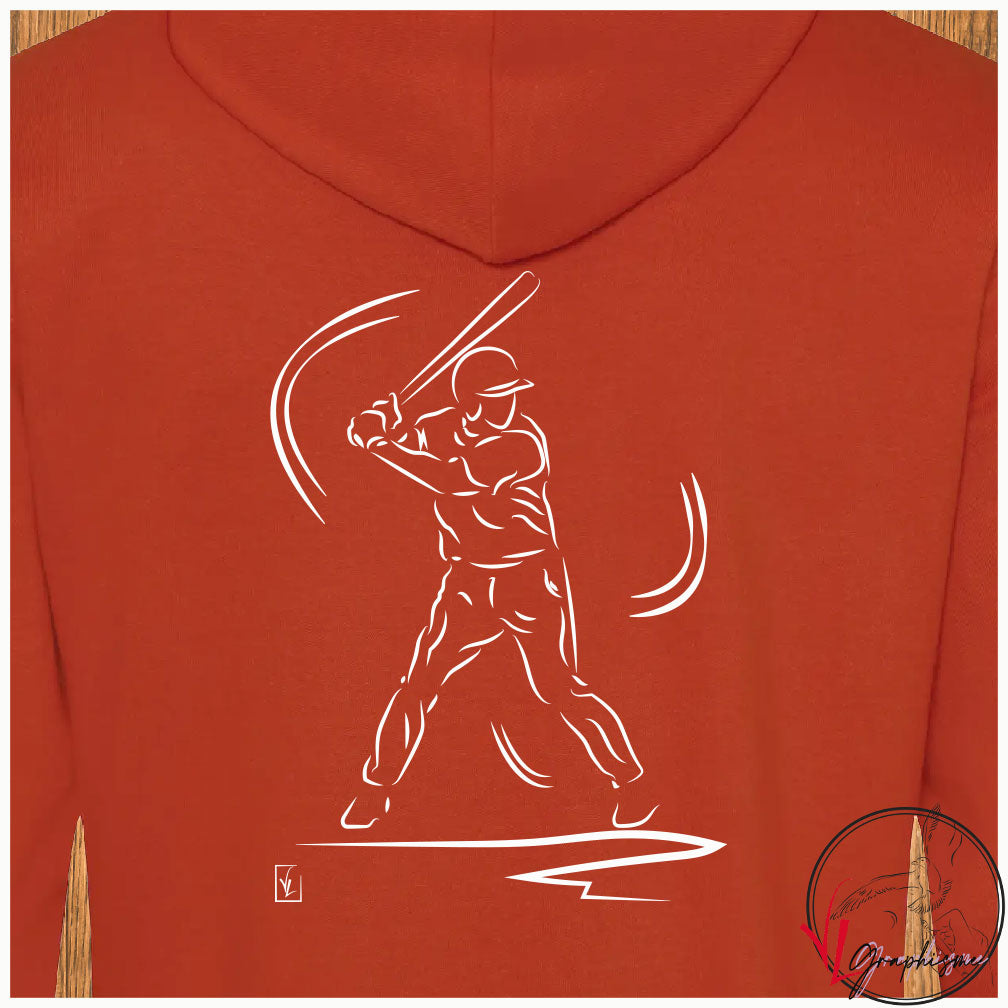 Baseball Sport Sweat-shirt personnalisé Création VLGraphisme Virginie Linard ©