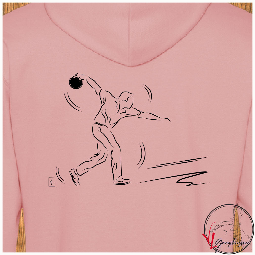 Bowling Sport Sweat-shirt personnalisé Création VLGraphisme Virginie Linard ©