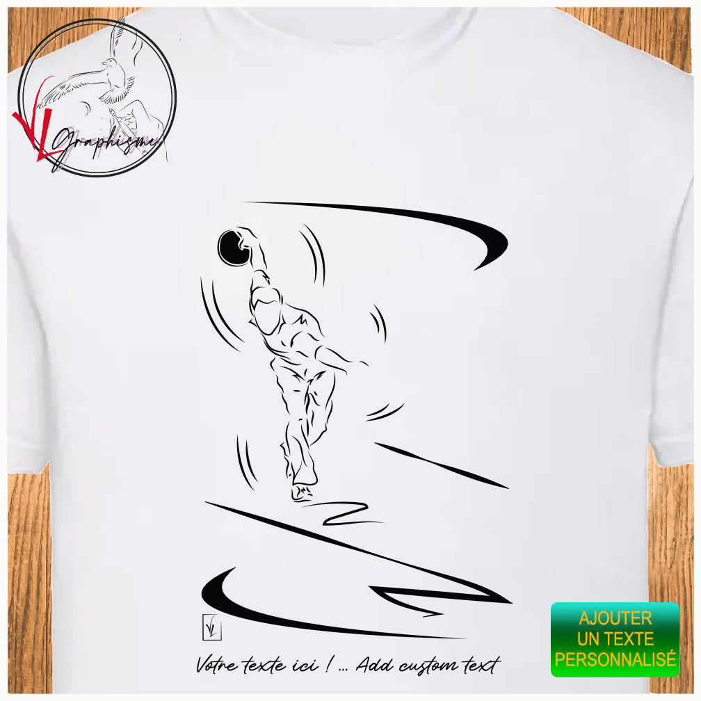 Bowling "La Piste" Sports T-Shirt