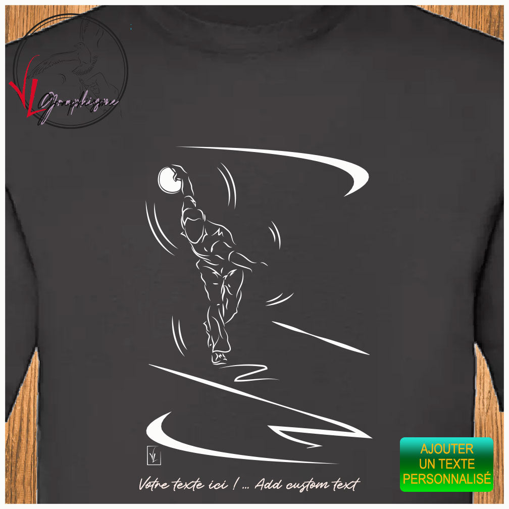 Bowling "La Piste" Sports T-Shirt