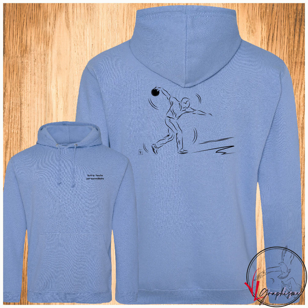 Bowling Sport Sweat-shirt personnalisé Création VLGraphisme Virginie Linard ©