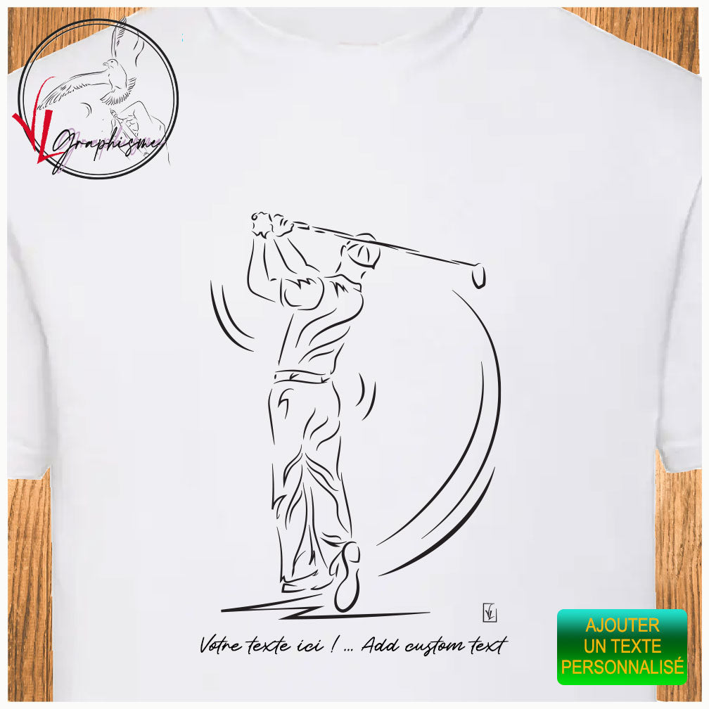 T-Shirt Golf Swing Sport