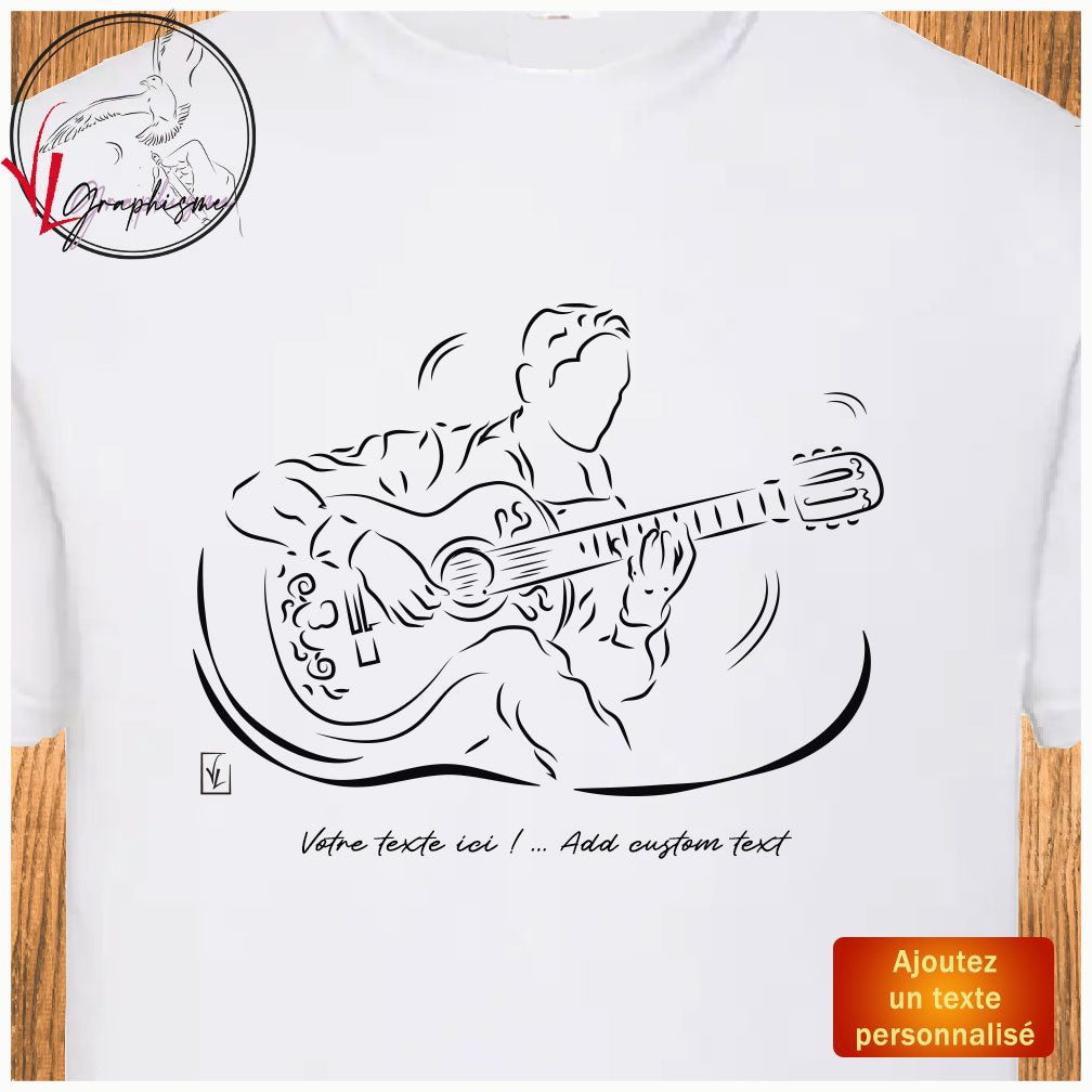 TShirt Guitare Musicien