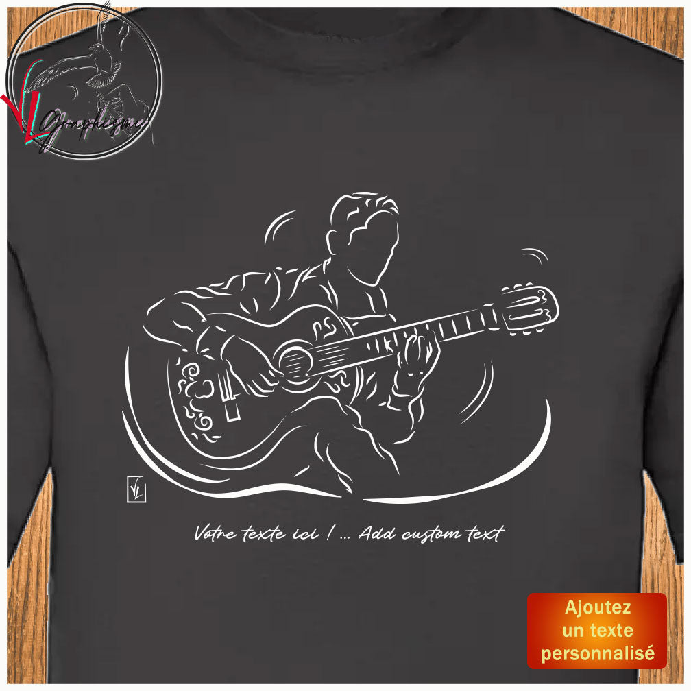 TShirt Guitare Musicien