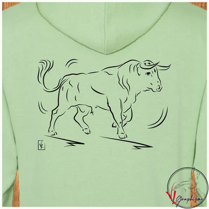 Taureau Arène Sweat-shirt personnalisé Création VLGraphisme Virginie Linard ©