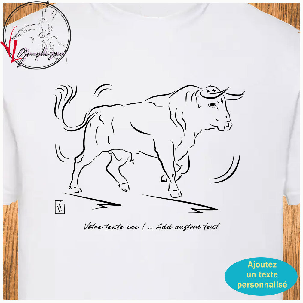 TShirt Taureau au pas Arène