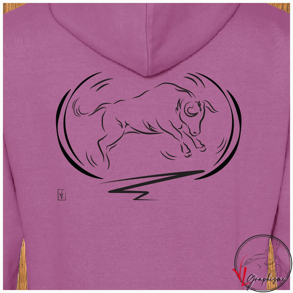 Taureau Arène Sweat-shirt personnalisé Création VLGraphisme Virginie Linard ©