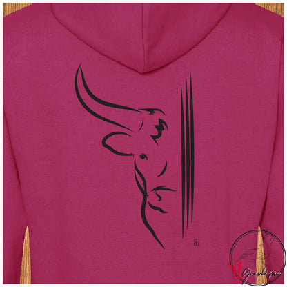 Taureau Vachette Sweat-shirt personnalisé Création VLGraphisme Virginie Linard ©