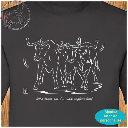 TShirt Bulls Three Cows
