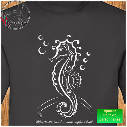 Bubble Seahorse TShirt